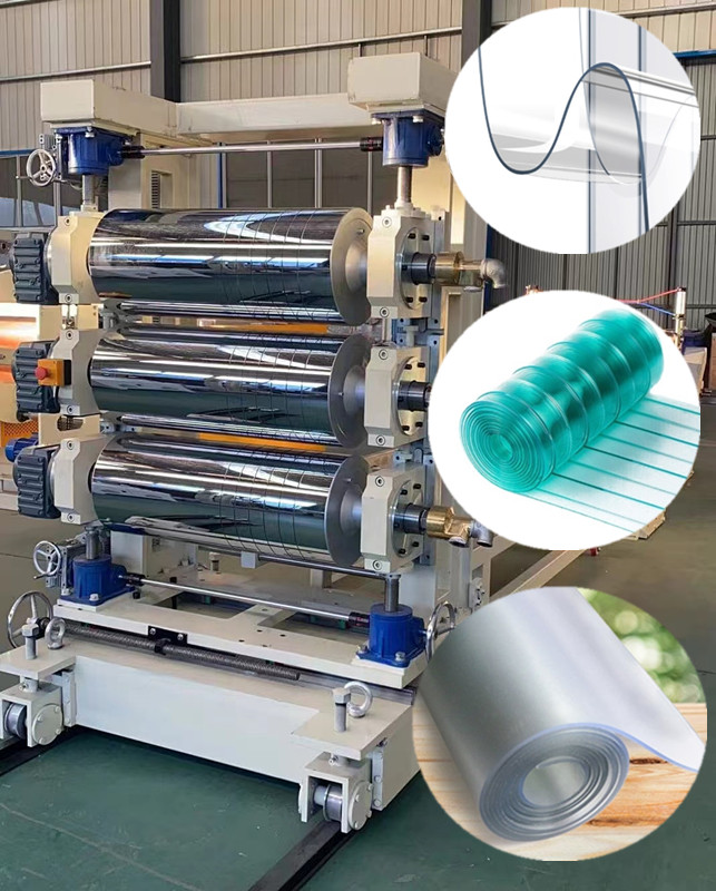 PVC minkštų durų užuolaidų įrangos trijų ritinėlių kalendoriaus charakteristikos