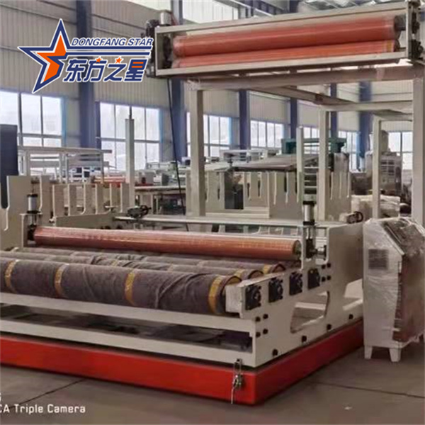 TPE laminavimo mašina iš ritinėlių, skirtų automobilių grindų kilimėliams